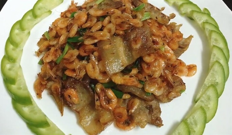 Cách làm thịt ba chỉ xào ruốc khô thơm ngon khó cưỡng